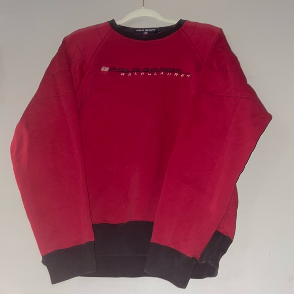 Ralph Lauren Polo Sport medium red sweatshirt